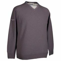 Glenmuir Leven Lambswool Plus V Neck Knitwear