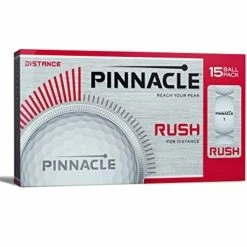 Pinnacle Rush White Golf Balls (15 Ball Pack)
