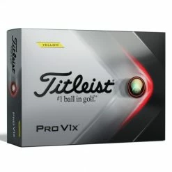 Titleist Pro V1x Golf Balls (Yellow)