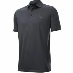 Wilson Golf Wilson Staff Stripe Polo Golf Shirt (Black)