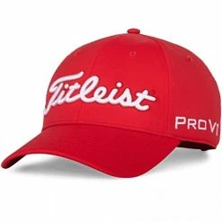 Titleist Tour Performance Golf Cap Red